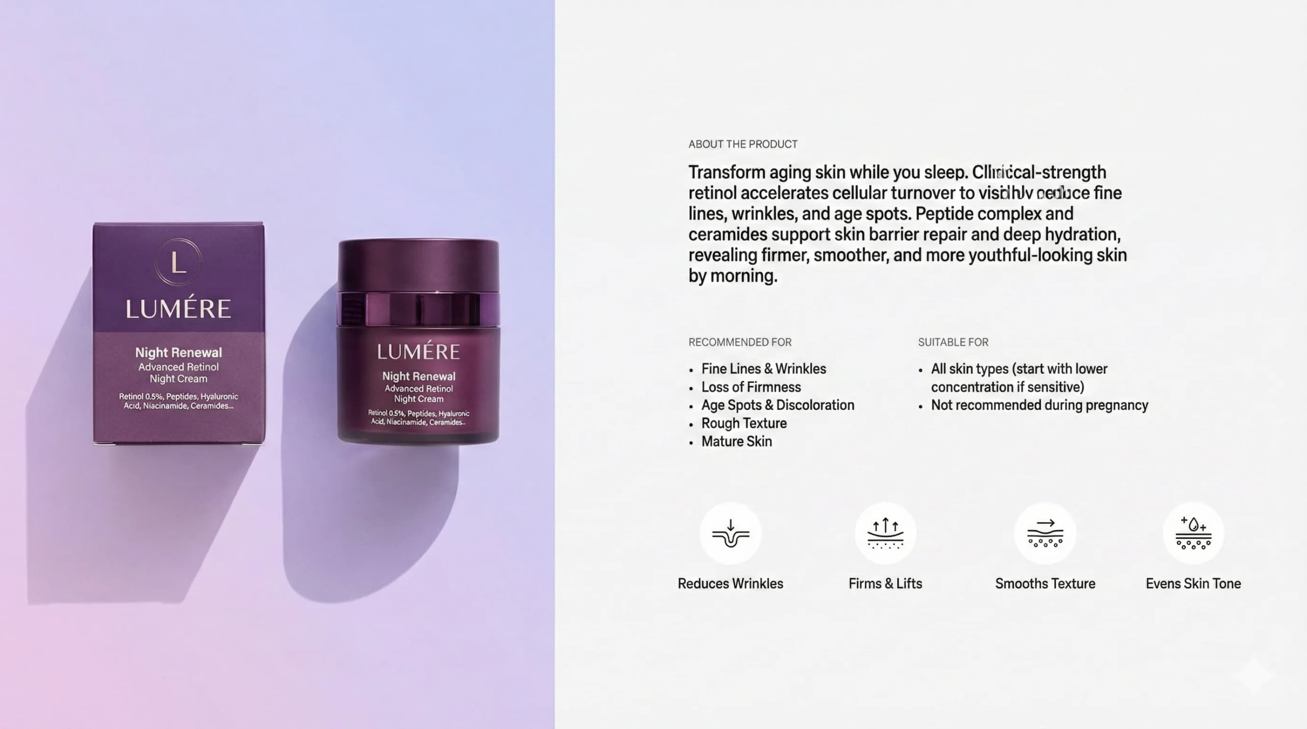 Product description preview