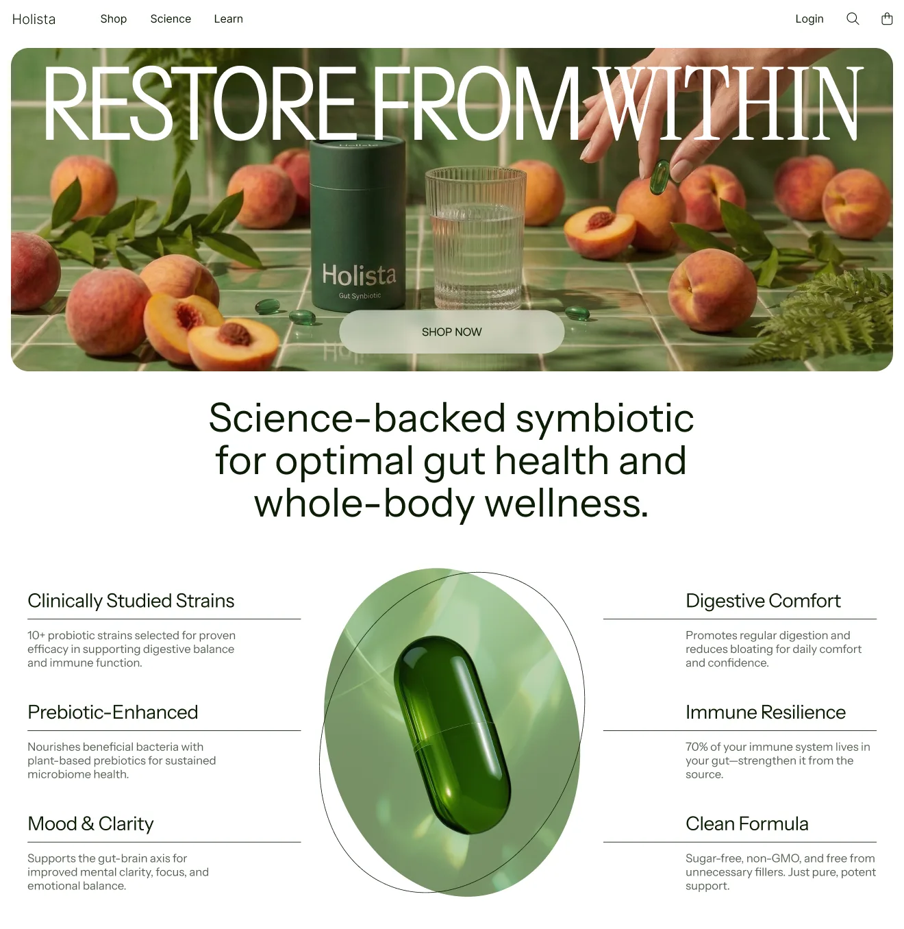 Product page example